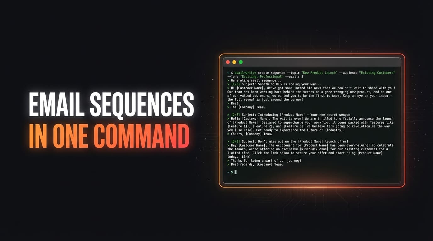 Email Writer Hero - Complete Email Sequence System